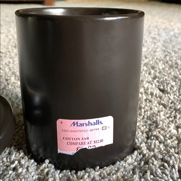 NWT Rae Dunn black&white 5”jar with lid - Picture 2 of 4